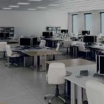 commercial moving in empty office